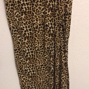 Cheetah print maxi skirt
